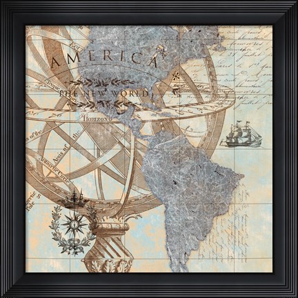 Framed New World Print