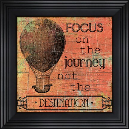 Framed Vintage Inspiration I Print