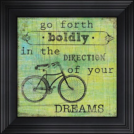 Framed Vintage Inspiration III Print