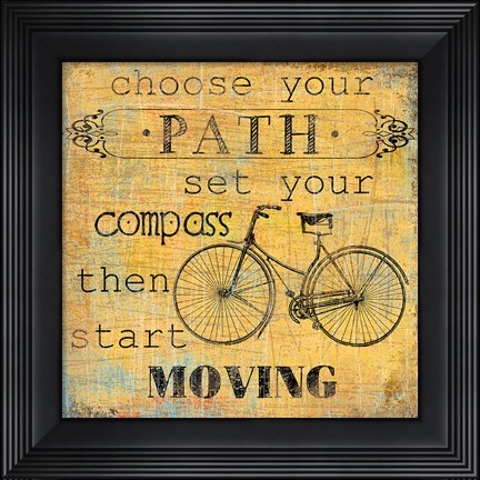 Framed Vintage Inspiration IV Print