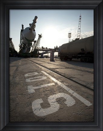 Framed Soyuz Rocket Print