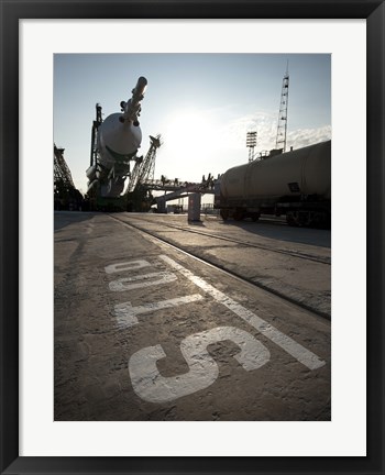 Framed Soyuz Rocket Print