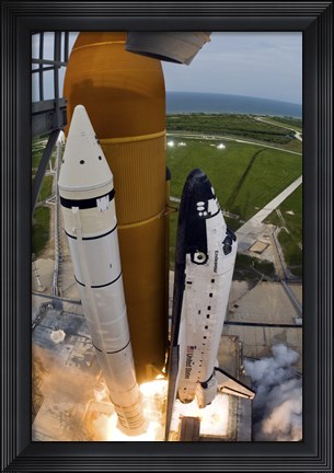 Framed Kennedy Space Center Space Shuttle Print