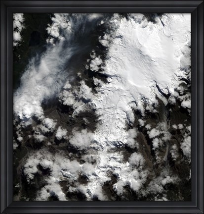 Framed Chaiten Volcano in Chile Print