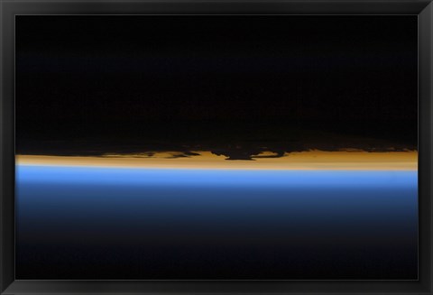 Framed Layers of Earth&#39;s Atmosphere Print