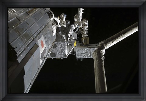 Framed robotic Arm of the Japanese Experiment Module Print