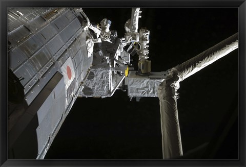 Framed robotic Arm of the Japanese Experiment Module Print