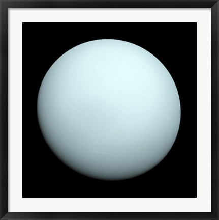 Framed Planet Uranus Print