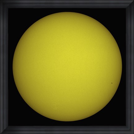 Framed Space Shuttle Atlantis is Seen in Silhouette against the Sun Print