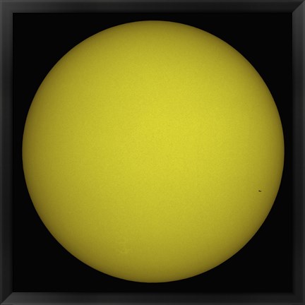 Framed Space Shuttle Atlantis is Seen in Silhouette against the Sun Print