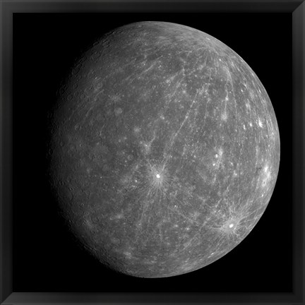 Framed Planet Mercury 2 Print