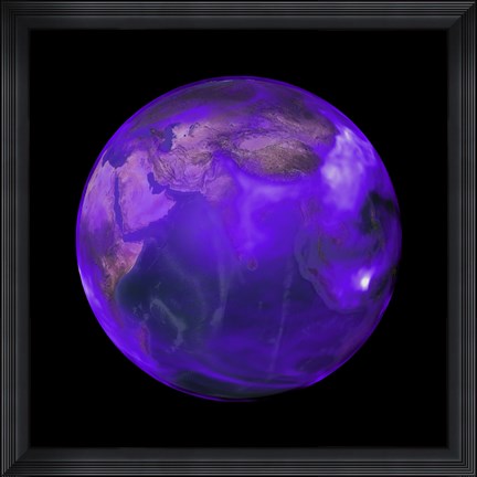 Framed Black Carbon, a Short-Lived Particle, is in Perpetual Motion across the Globe Print