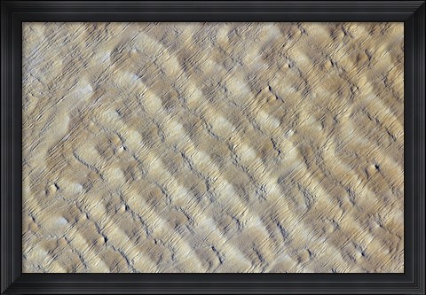 Framed Sand dunes in the Fachi-Bilma erg (sand sea) in the Central-Eastern part of the Tenere Desert Print