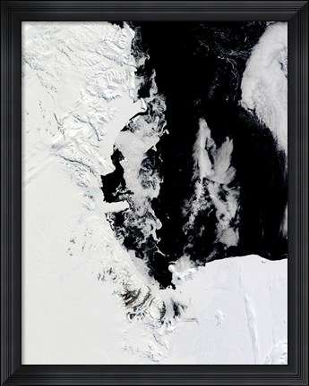 Framed January 18, 2010 - Ross Sea, Antarctica Print
