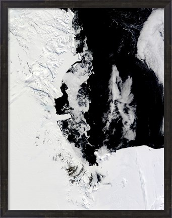 Framed January 18, 2010 - Ross Sea, Antarctica Print