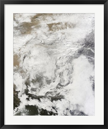 Framed Heavy Snowfall in China Print