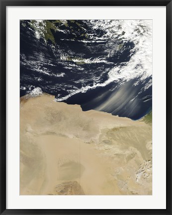 Framed Dust Storm over Egypt Print