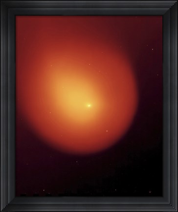 Framed Comet 17P/Holmes Print
