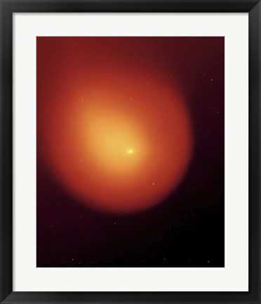 Framed Comet 17P/Holmes Print