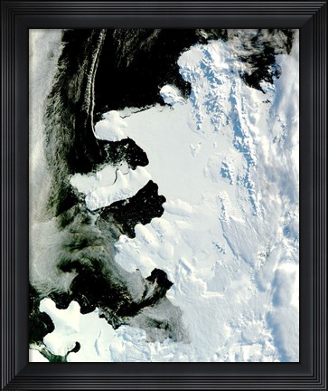 Framed Wilkins Sound, Antarctica Print