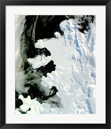 Framed Wilkins Sound, Antarctica Print