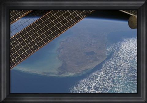 Framed Florida Peninsula Print