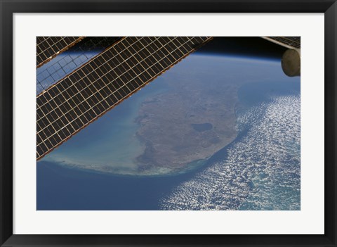 Framed Florida Peninsula Print