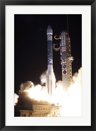 Framed United Launch Alliance Delta II Rocket Lifts off from its Launch Complex Print