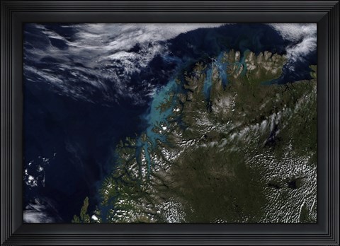 Framed Norwegian Sea Print