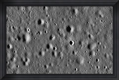 Framed Apollo 11 Landing Site Print