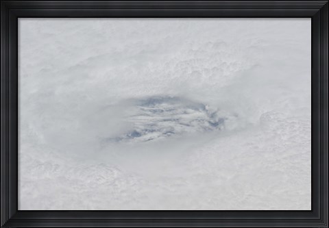 Framed Eye of Hurricane BIll Print