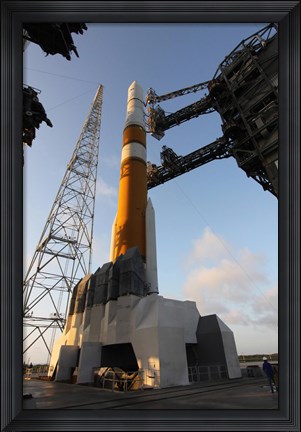 Framed Delta IV Rocket that will Launch the GOES-O Satellite into Orbit Print