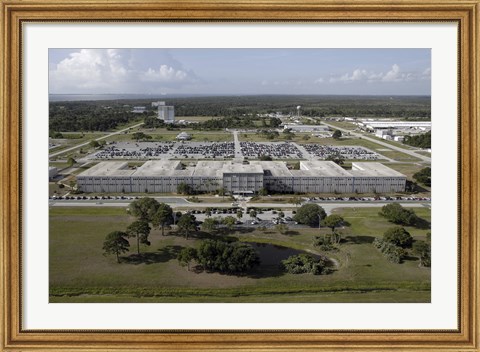 Framed Aerial view of Kennedy Space Center Print