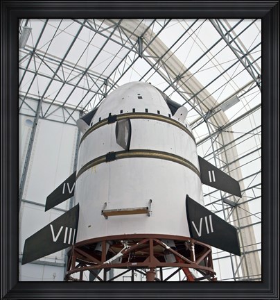 Framed Max Launch Abort System vehicle Print