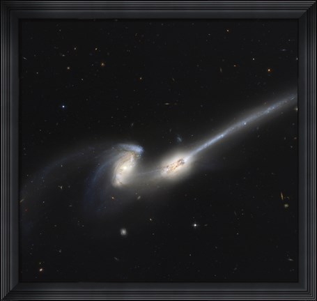 Framed NGC 4676, also Known as the Mice Galaxies Print