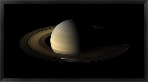 Framed Saturn Equinox Print