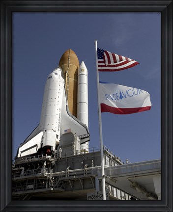 Framed Space Shuttle Endeavour 2 Print