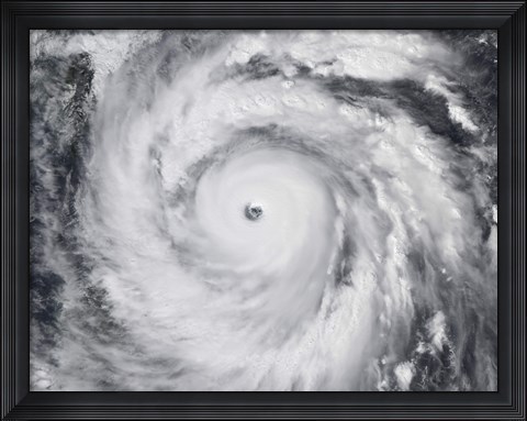 Framed Hurricane Jangmi Print