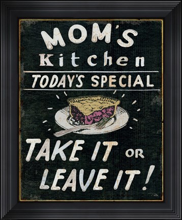 Framed Mom&#39;s Kitchen Print