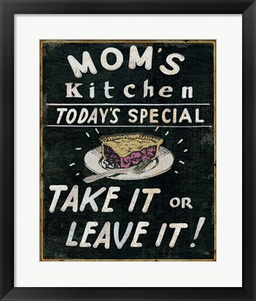 Framed Mom&#39;s Kitchen Print