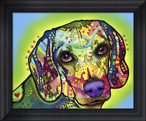 Framed Beagle Print
