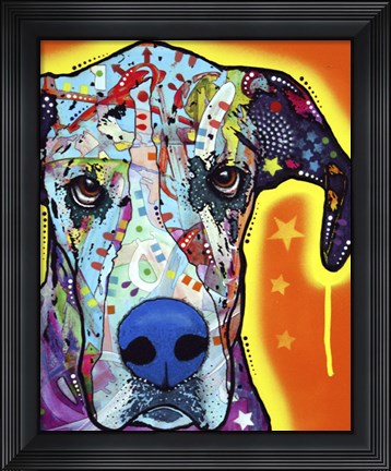 Framed Great Dane Print