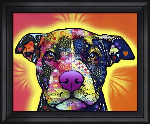 Framed Love A Bull Print