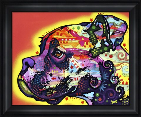 Framed Profile Boxer 1 Print