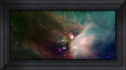 Framed Rho Ophiuchi Nebula Print