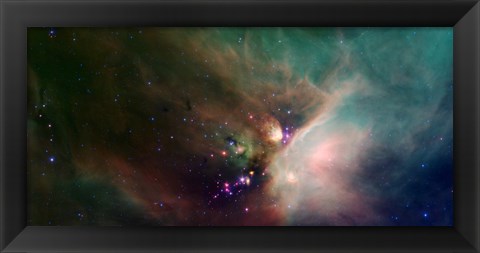 Framed Rho Ophiuchi Nebula Print