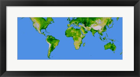 Framed World Print