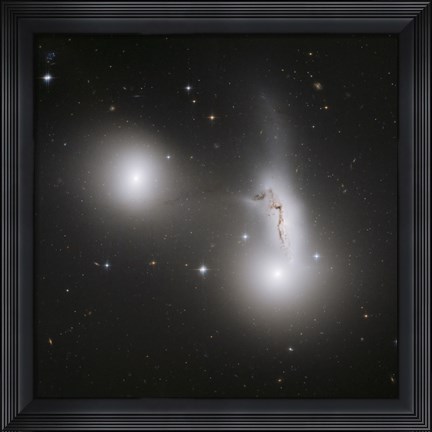 Framed Cluster of Interacting Galaxies Print