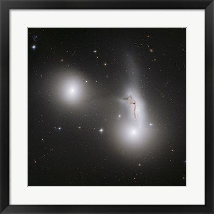 Framed Cluster of Interacting Galaxies Print