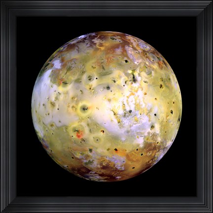 Framed Jupiter&#39;s Moon Lo II Print